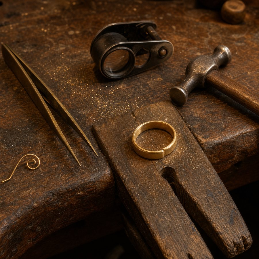 The jeweler's bench